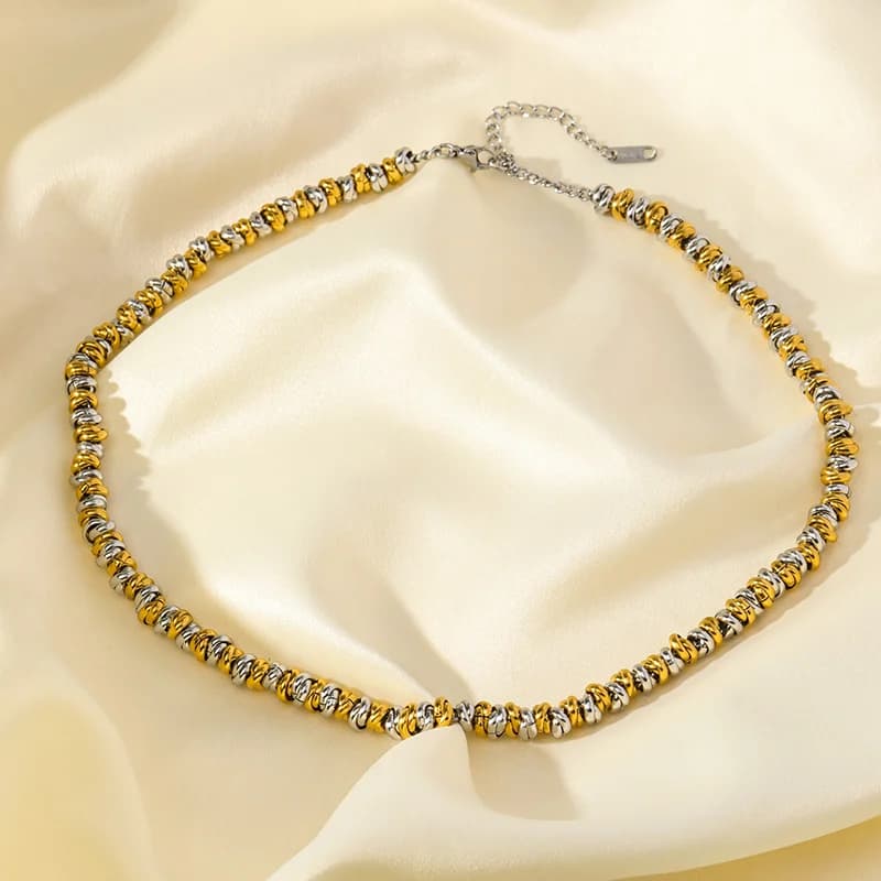 Χοντρό Κολιέ Choker με Αλυσίδα Cuban