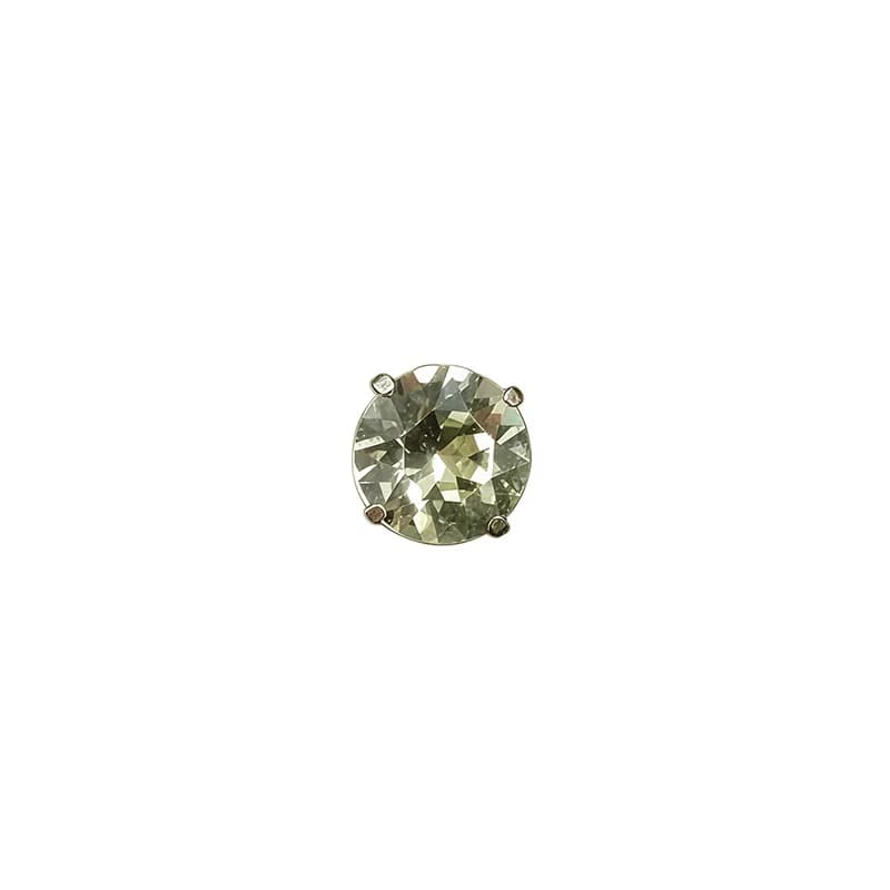Σπειροειδές Piercing Έλικας Τιτανίου με Zirconia, 16G