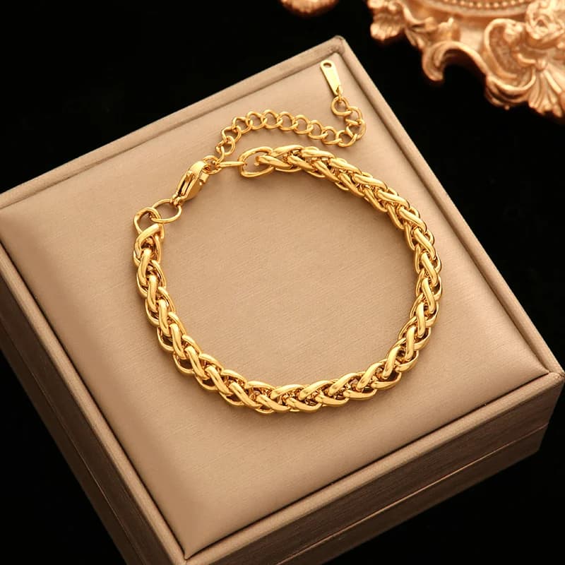 Σετ Κολιέ-Βραχιόρι (Collar) Επιχρυσωμένο 18K