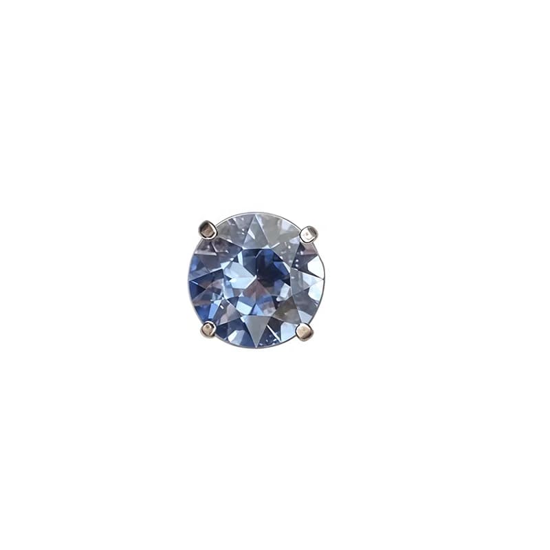 Σπειροειδές Piercing Έλικας Τιτανίου με Zirconia, 16G
