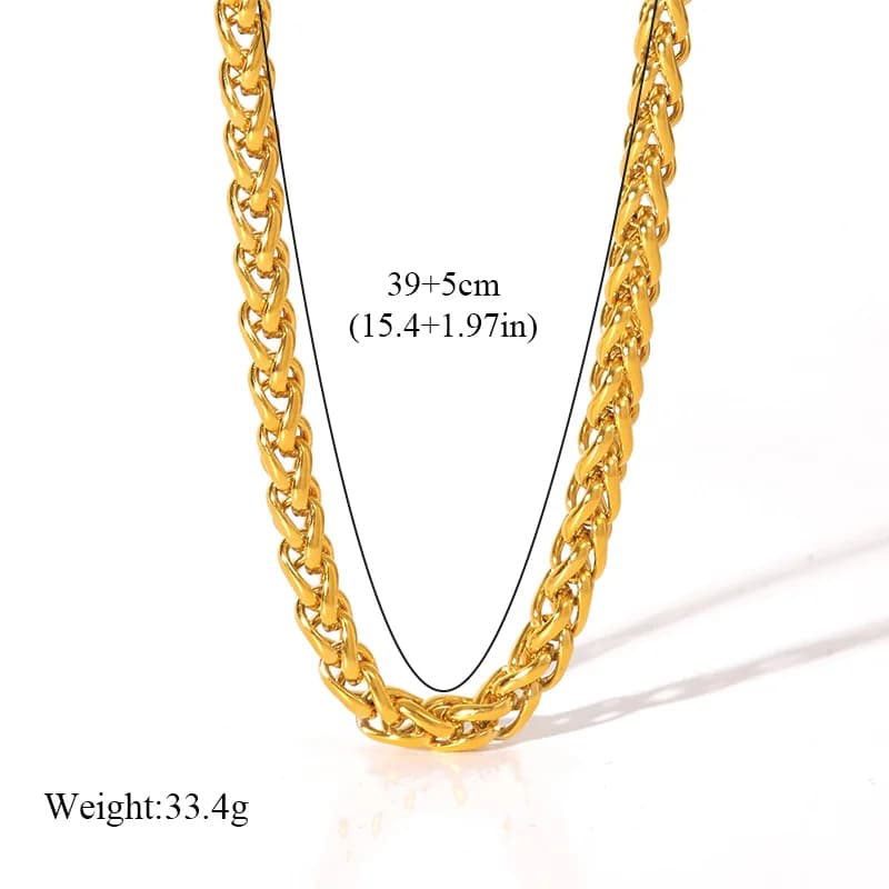 Σετ Κολιέ-Βραχιόρι (Collar) Επιχρυσωμένο 18K